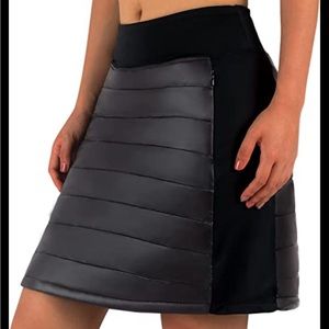 Aventure down black winter puffer skirt xl